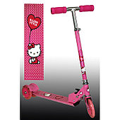 Самокат 3-х колесный розовый (Hello Kitty) Rich Toys 812-kitty