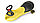 Машинка детская желтая  «БИБИКАР» BRADEX DE 0003, фото 3