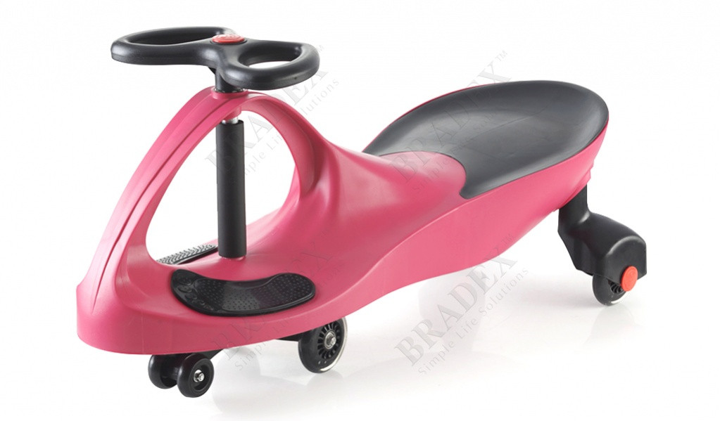 Машинка детская с полиуретановыми колесами розовая «БИБИКАР» BRADEX DE 0044 - фото 2 - id-p67756013
