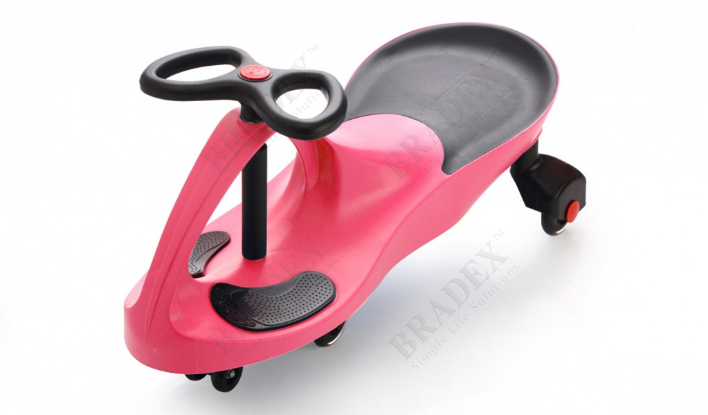Машинка детская с полиуретановыми колесами розовая «БИБИКАР» BRADEX DE 0044 - фото 4 - id-p67756013