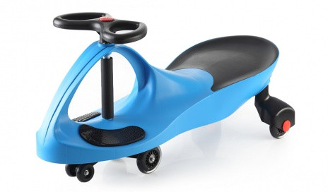 Машинка детская с полиуретановыми колесами синяя «БИБИКАР» BRADEX DE 0045