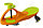 Машинка детская с полиуретановыми колесами салатово-оранжевая «БИБИКАР» BRADEX DE 0058, фото 2