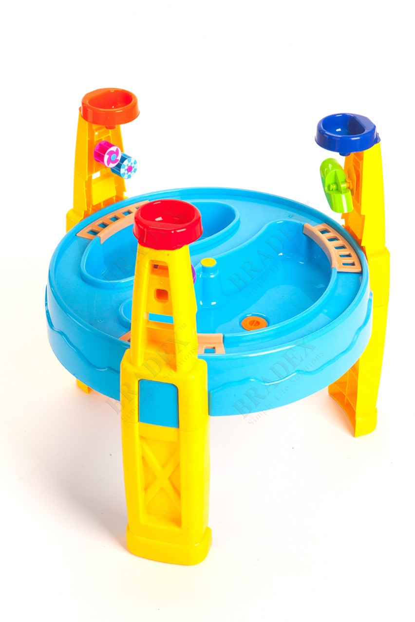 Стол игровой для песка и воды с набором формочек «СЧАСТЛИВЫЙ КАРАПУЗ» BRADEX DE 0086 - фото 4 - id-p67756030