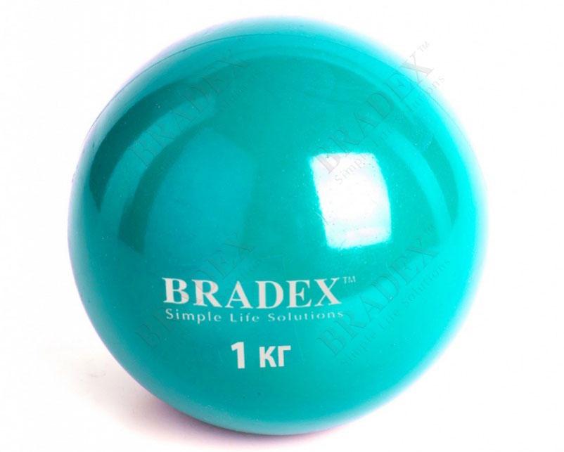 Медбол, 1 кг BRADEX SF 0256 - фото 2 - id-p67756095