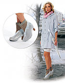 Чехлы грязезащитные для женской обуви на каблуках, размер XL BRADEX KZ 0325