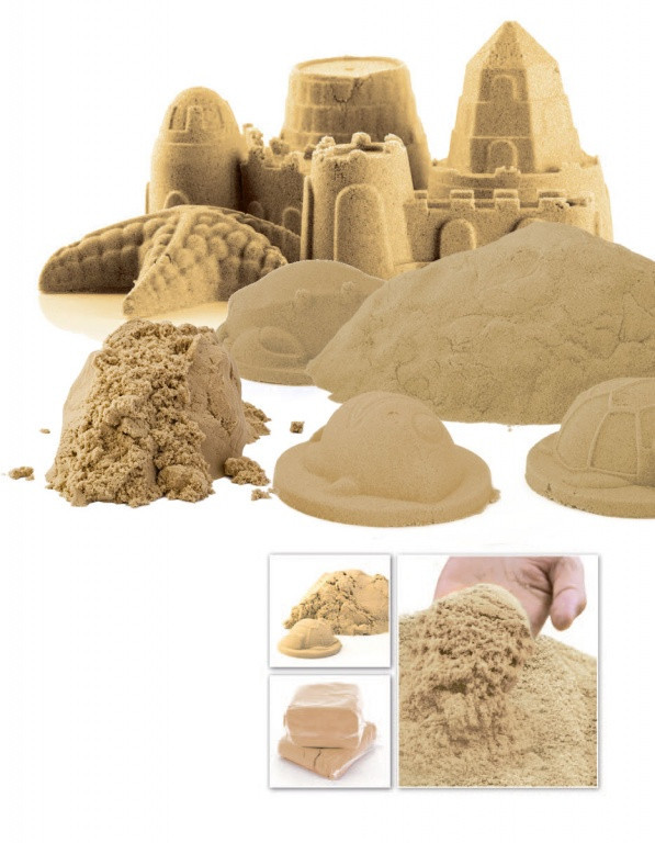 Песок для игры «ЧУДО-ПЕСОК» 1 кг цвет натуральный песочный BRADEX DE 0196