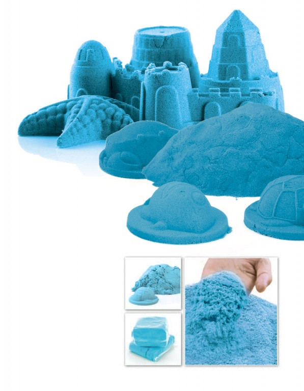 Песок для игры «ЧУДО-ПЕСОК» 1 кг голубой BRADEX DE 0194