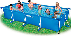 Каркасный бассейн Rectangular Frame Pool 300x200x75 см. Intex 28272/58981