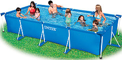 Каркасный бассейн Rectangular Frame Pool 450x220x85 см. Intex 28273/58982