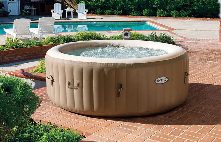 Надувной аэромассажный бассейн-джакузи СПА PureSpa Bubble Therapy 216*71см Intex 28408 - фото 1 - id-p67757445