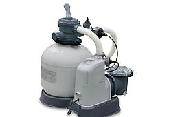 Песочный фильтр-насос с хлоргенератором (система морской воды) 6000 л/ч Intex 28676