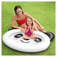 Надувной детский бассейн Веселая панда 117*89*14 см. Intex 59407