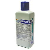 Универсальное, бесхлорное жидкое средство "4 в 1" для очистки воды в бассейне  Мастер-пул 0,5 л.