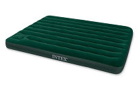 Надувной матрас Downy Bed 152*203*22 см. со встроенным ножным насосом Intex 66929