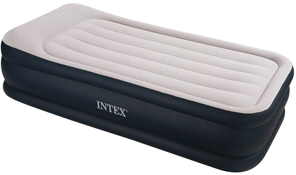 Надувная кровать Deluxe Pillow Rest Raised Bed 99*191*42 см. со встроенным насосом Intex 64132 - фото 1 - id-p67757927