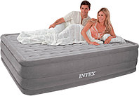 Надувная кровать Comfort Plush 152*203*56 см. со встроенным насосом Intex 64418