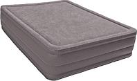 Надувная кровать Foam Top Bed 152*203*51 см. со встроенным насосом Intex 67954