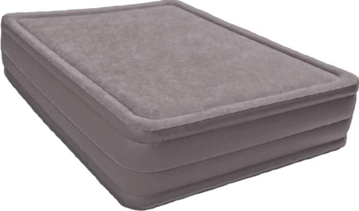 Надувная кровать Foam Top Bed 152*203*51 см. со встроенным насосом Intex 67954 - фото 1 - id-p67757956