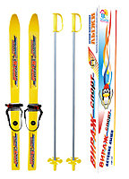Лыжи детские 100 см. "Вираж-спорт" с палками