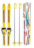 Лыжи детские 100 см.   "Вираж-спорт" с палками