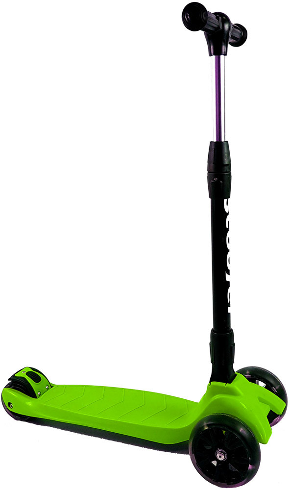 Самокат Scooter Big Maxi с подсветкой Ausini 4108K зеленый - фото 1 - id-p67758079