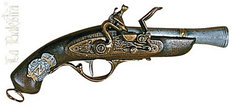 Декоративный сувенирный пистолет La Balestra арт. 123