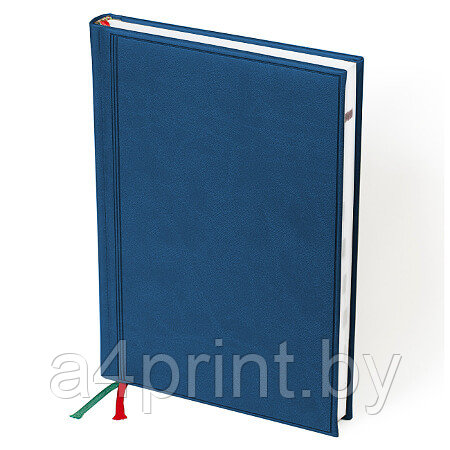 Недатированный ежедневник "Агенда" с Вашим логотипом. С отрывным уголком Торино, Св. синий - фото 1 - id-p67764738