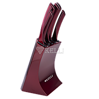 Набор кухонных ножей 6 пр. KELLI KL-2108