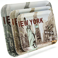 Набор подносов 3 пр. NEW-YORK 39-33-29 см. MAYER & BOCH MB 24782