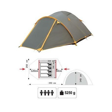 Палатка Tramp Lair 4 - фото 1 - id-p67759653