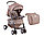 Детская прогулочная коляска с накидкой на ножки Bertoni (Lorelli) TERRA Pink kitty, фото 2