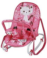 Детский шезлонг Bertoni (Lorelli) TOP RELAX Pink Kitten