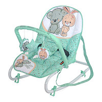 Детский шезлонг Bertoni (Lorelli) TOP RELAX Green&Grey Friends