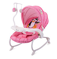 Детский шезлонг Bertoni (Lorelli) DREAM TIME Pink Penguin