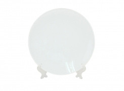 Тарелка 3D BLP10 белая для сублимации 10" стекло