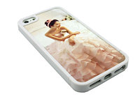 Чехол IP5K13 iPhone cover белый (iPhone 5 пластик) ) / рамка сборная+пластина