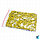 Люверсы желтые d4мм (уп. =1000 шт. +/-10%), фото 2