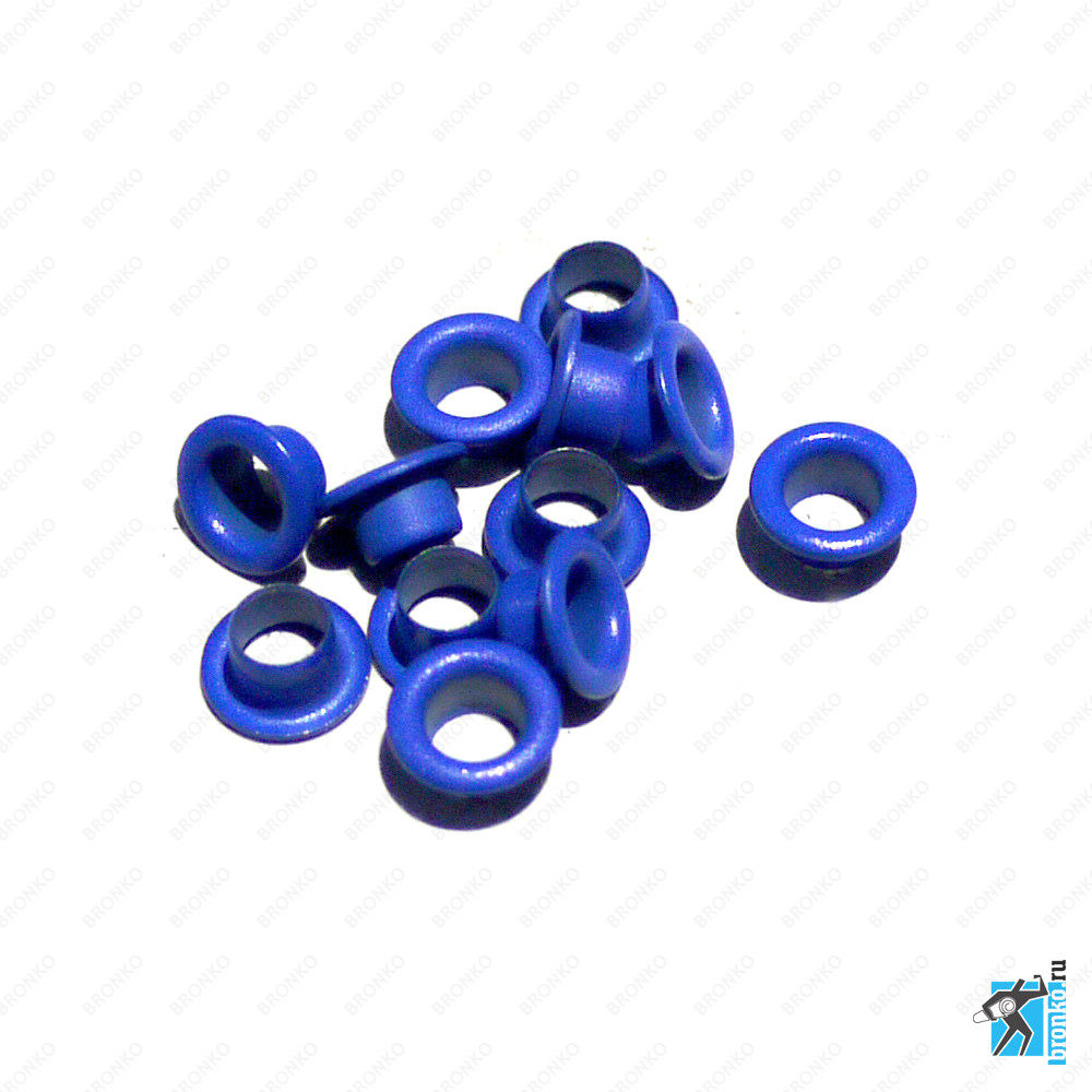 Люверсы синие d 5,5 mm (уп. =1000 шт. +/-10%)