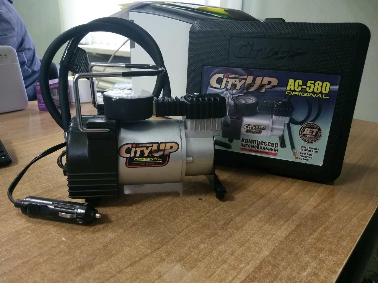 Автомобильный компрессор City Up AC-580 Original в кейсе