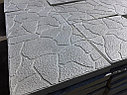 Тротуарная плитка тип "Черепашка" 30*30*3см, серая, фото 2