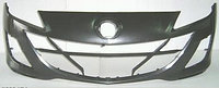 БАМПЕР ПЕРЕДНИЙ Mazda 3 (BL) 2009-, 2.0i/ Sport, черный, PMZ04115BB