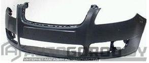 БАМПЕР ПЕРЕДНИЙ Skoda Roomster 2007-2010, без отверстий под омыватели , PSD04012BAX