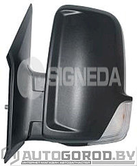 БОКОВОЕ ЗЕРКАЛО (ЛЕВОЕ)  VW CRAFTER  2006-2009, электрическое с подогревом, VBZM1027EL