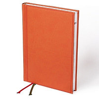 Полудатированный ежедневник с лого "Оптимум" Торино (матовый), Оранжевый