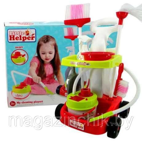 Детский набор для уборки 667-34 с игрушечным пылесосом