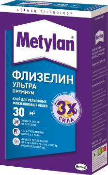 Обойный клей METYLAN флизелин премиум Ультра 250 гр. - фото 1 - id-p67810834