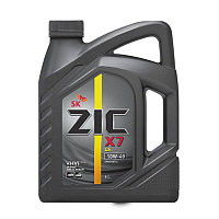 Масло моторное синтетическое ZIC X7 LS 10W-40, 6л