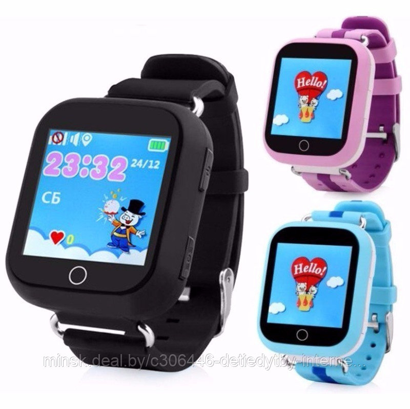 Детские часы Smart Baby Watch Wonlex Q100 (GW200S) - фото 1 - id-p67837055