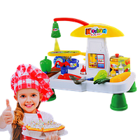Детская кухня с проектором kitchen play set 2062