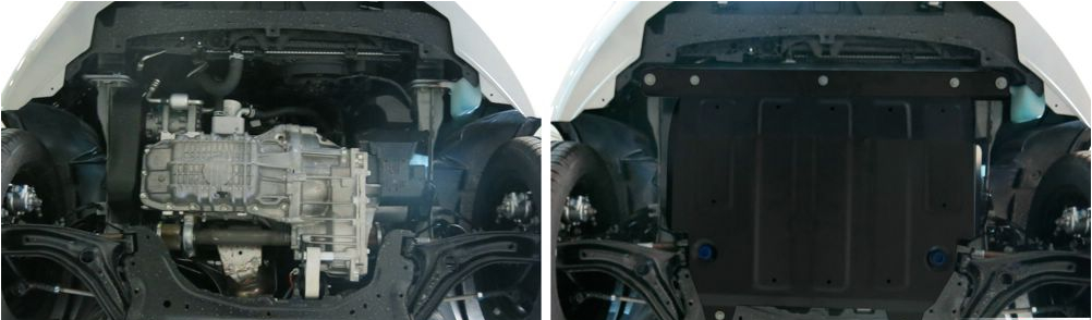 Защита двигателя и КПП с крепежом FORD: FIESTA (08-), V -1.3/1.4/1.6 - фото 2 - id-p67799690